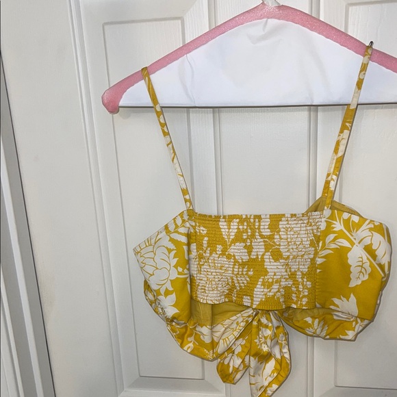 Amir Yellow Floral Two-Piece Set - Picture 15 of 16